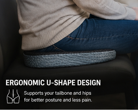 Kordena Ergonomic Seat Cushion — All-Day Comfort